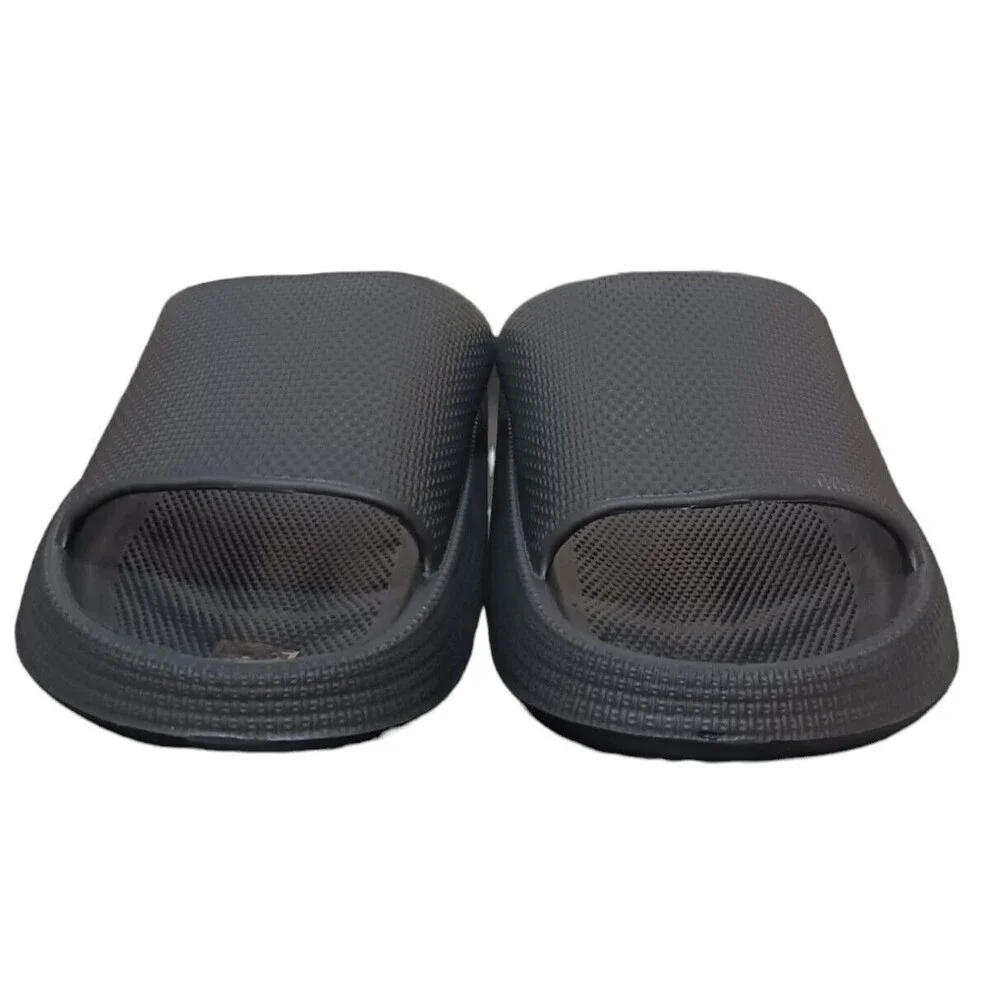 Non Slip-AIR (House/Shower/Bedroom,etc.)-(Slippers)-(Black)-(Size 11)-(New)-$33 - Picture 4 of 6